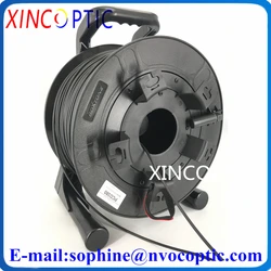 Cable Drum PCD235 PCD310 PCD380 for 4/6/8/12/16/24Cores DVI CPRI Outdoor Fiber Optical Patch Cord Unbreakable Roll/Reel