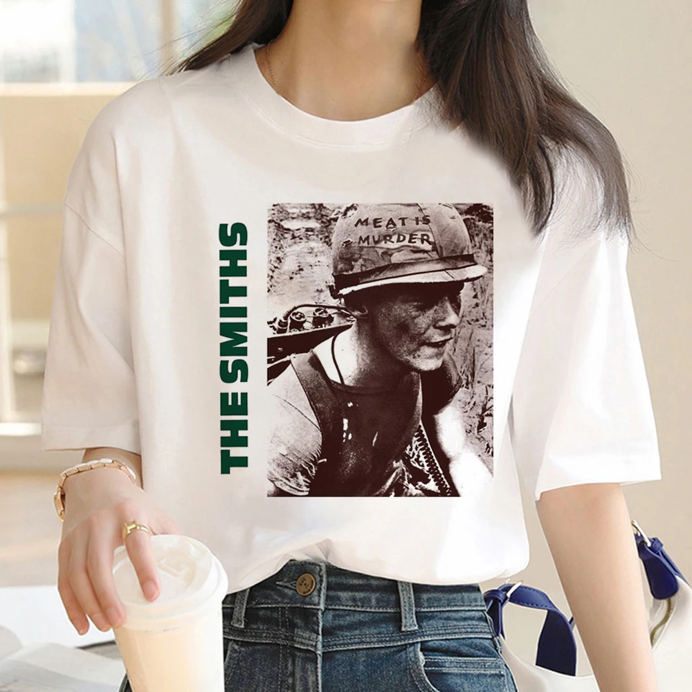 the Smiths t-shirts women Y2K tshirt female designer comic anime clothing