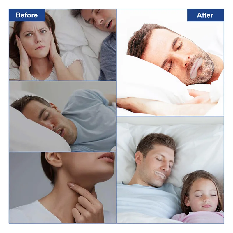 90 pièces/lot Bandes buccales jetables anti-ronflement pour le sommeil, réduisent la sécheresse buccale et les maux de gorge, solution contre le ronflement, soins de santé