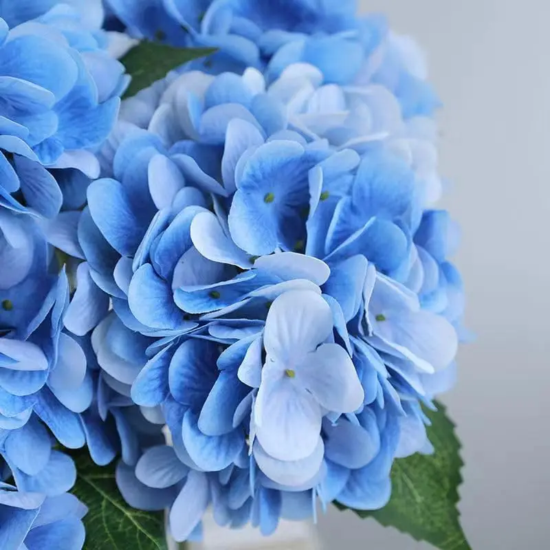 3 шт. искусственные гортензии, искусственные цветы для украшения свадебной вечеринки, дня рождения, украшения для сада и балкона