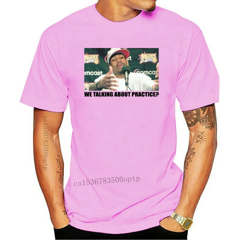 Allen Iverson We Talking About Practice Basketball Tee Shirt T-Shirt