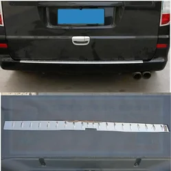 Car styling Stainless Steel Rear Bumper Protector Sill Trunk Tread Plate Trim For Benz Vito Viano W639 2006 2008- 2010-2013