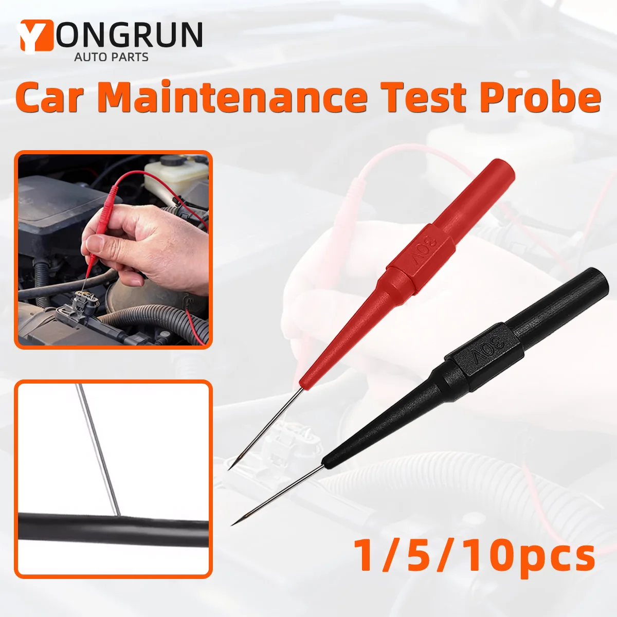 YONGRUN Automotive Repair Probe Tool Electrical Circuit Test Pins Back Probe Connector Diagnostic Kit for Auto WiringDiagnostics