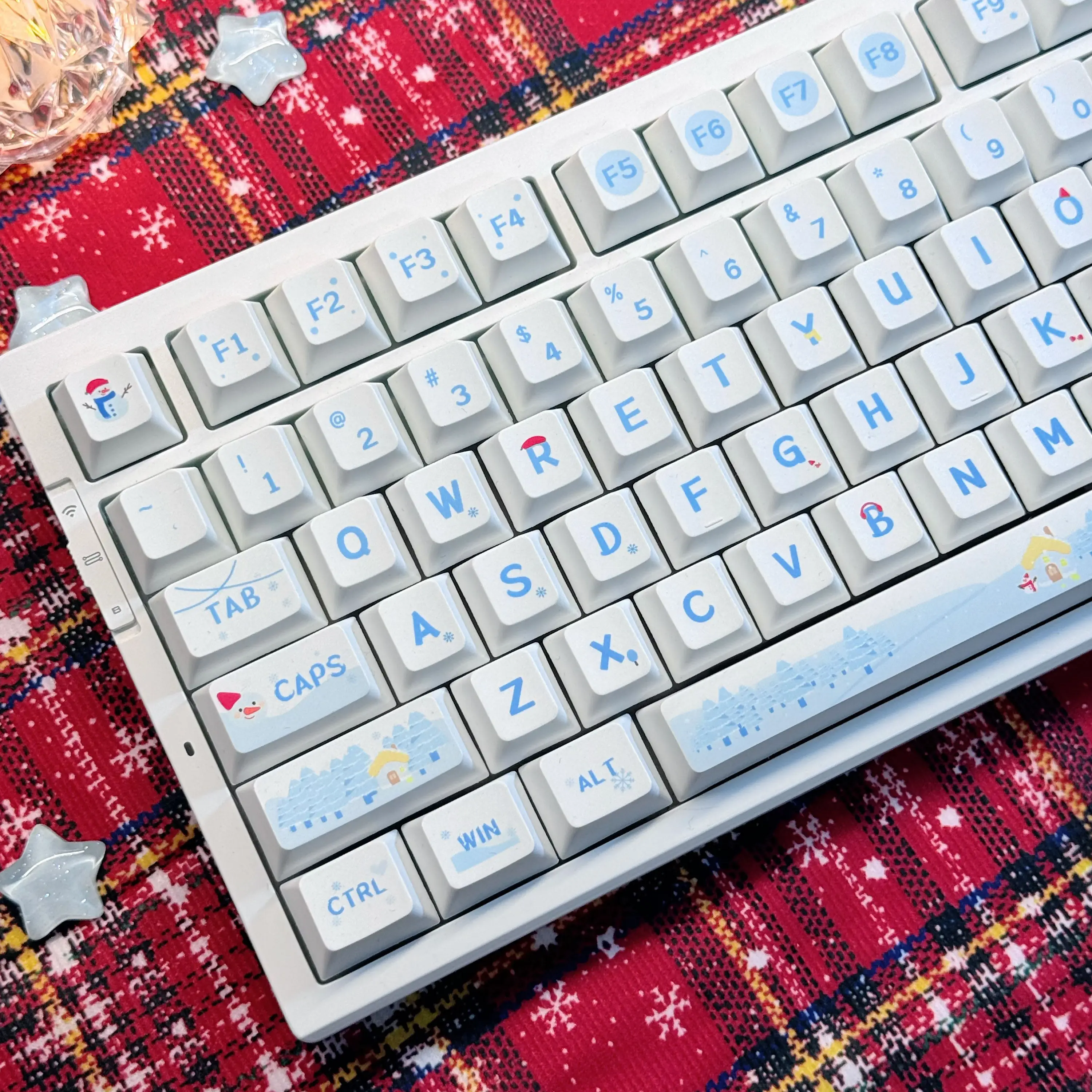 

Keycaps, girls keycaps, cute and high-value original highly sublimated PBT material customized keyboard