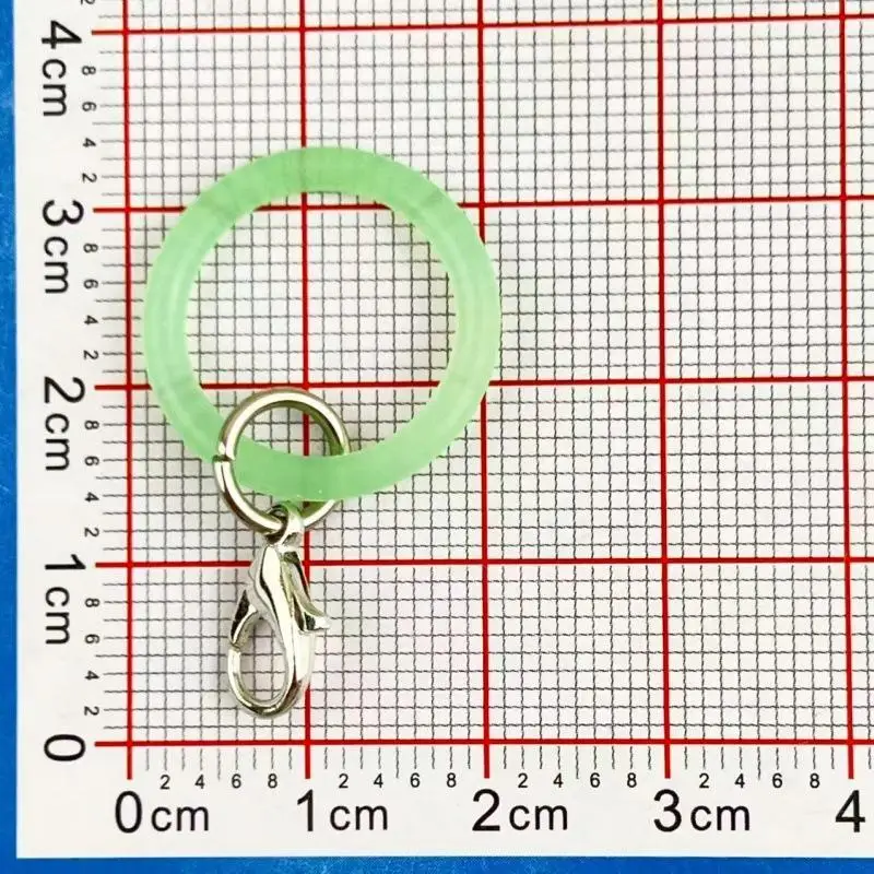 10 Stück O-förmige Silikon-Schlüsselringe, flexible Gummi-O-Ringe, Schlüsselanhänger-Verbinder, DIY-Schmuck, Taschenanhänger, kleine Accessoires – Detail 15