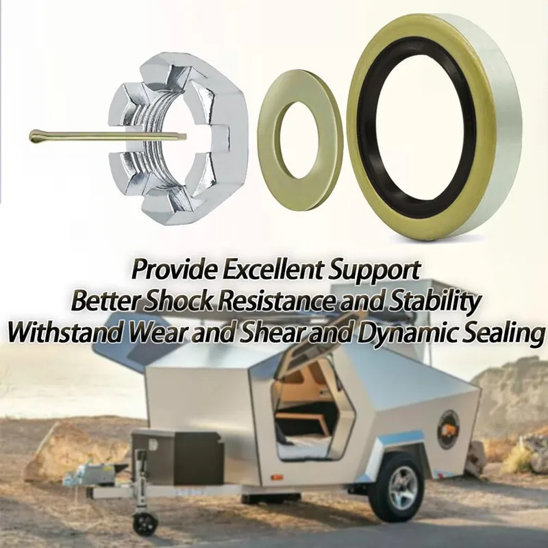 L446494 L44610 L68149 L68111 1-1/16 ''から 1-3/8 ''ボートトレーラーホイールアクスルベアリングシールキット 3500 ポンドアクスル HB-0170