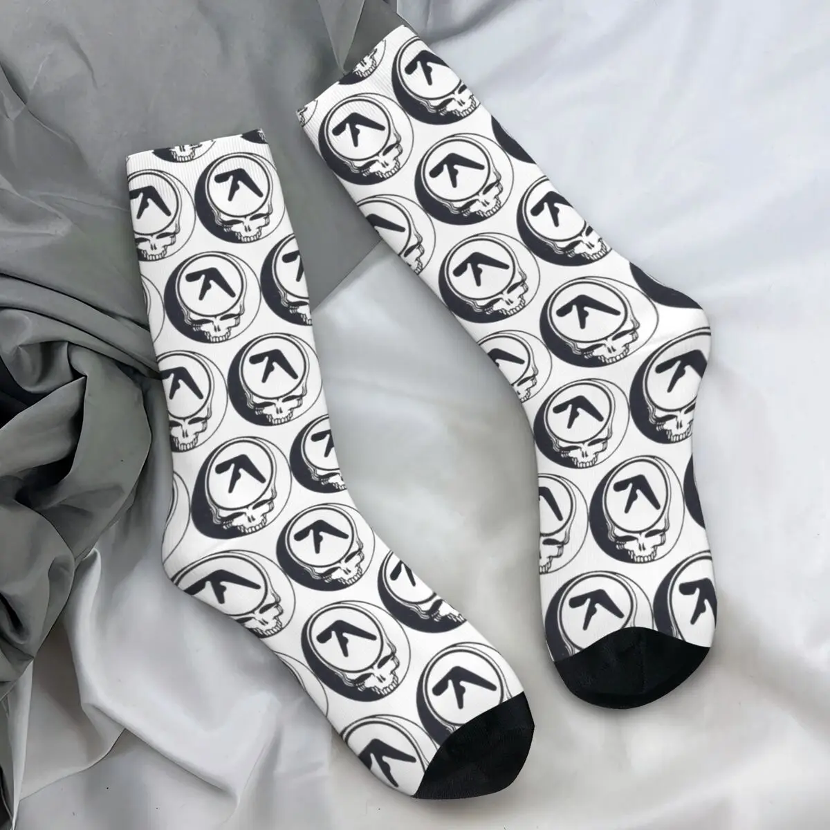 Aphex Twin Stockings Custom Retro Socks Autumn Anti Skid Socks Couple Running Medium Soft Socks