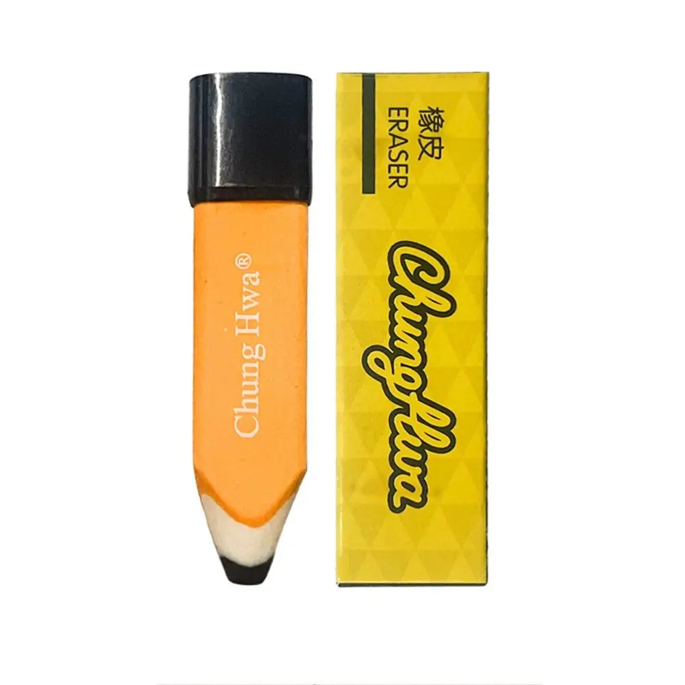 

Less Rubber Debris Pencil Wiping Eraser Good Flexibility Writing Drawing Art Pencil Eraser Pencil Shape Handwriting