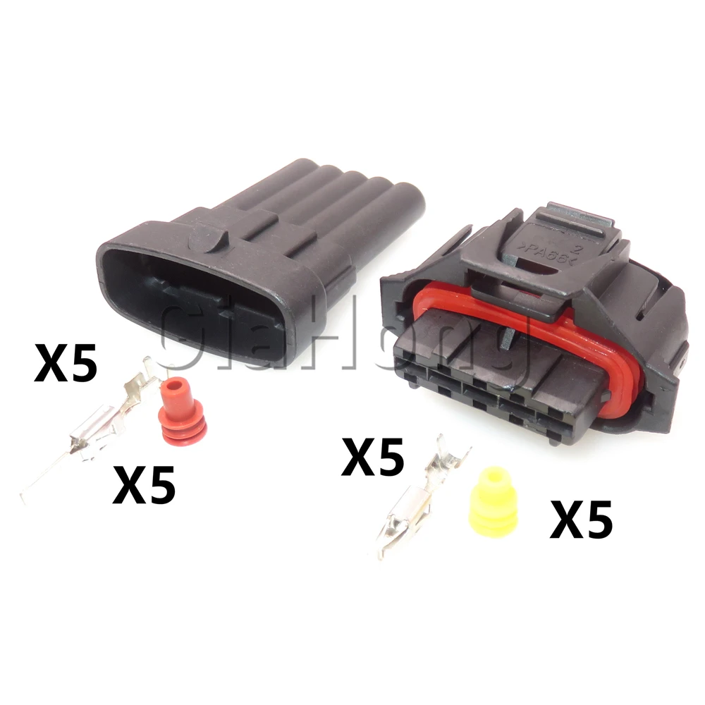 1 Set 5 Ways Auto Parts 1928405136 1928403738 AC Assembly Car Sealed Connector Crankshaft Position Sensor Waterproof Wire Socket