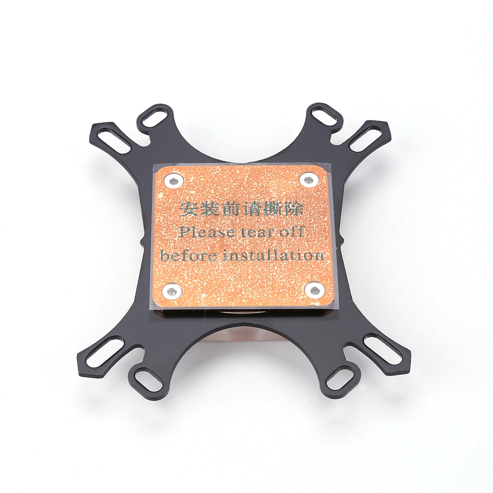 Radiator Pendingin Komputer Pendingin Air Blok Air CPU untuk Intel AMD + Sekrup