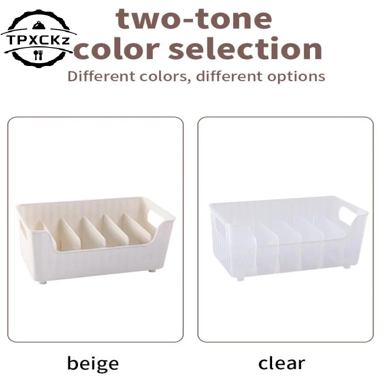 Cesta de almacenamiento de estilo Simple, bandeja de pellets de acrílico para sala de estar, caja para congelador de cocina, estante para fruta para decoración interior