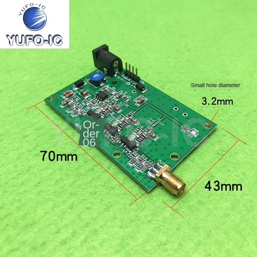 Free Ship 1pcs Simple Spectrum Trace Source Small Noise Noise Test Development Tools DC DC12V For Electric 0.3A