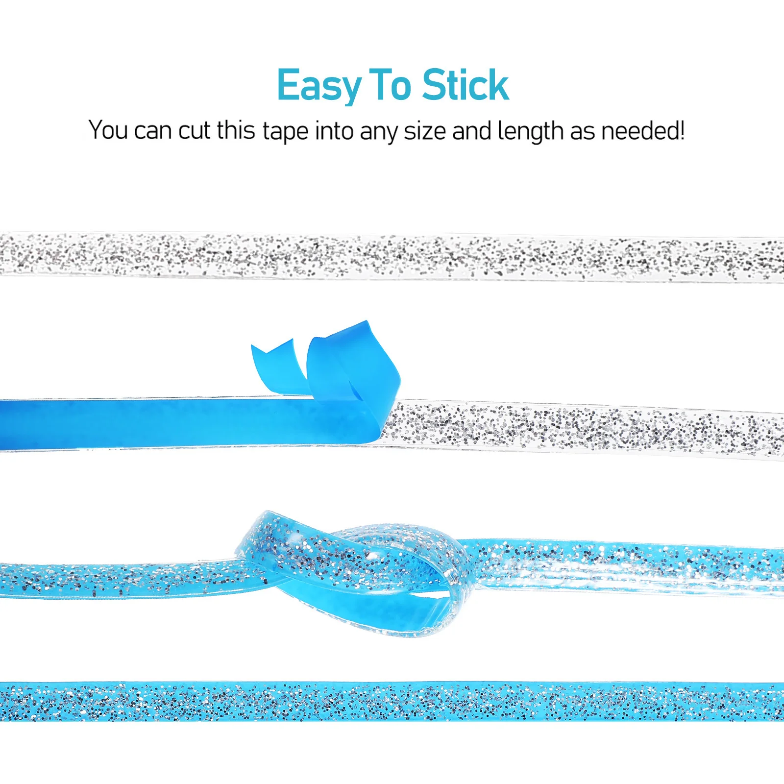 

4PCS Self adhesive Sealing Tape 8mm 6m Waterresistant Mouldproof Decorative Edge Strip for Kitchen Bathroom Wall