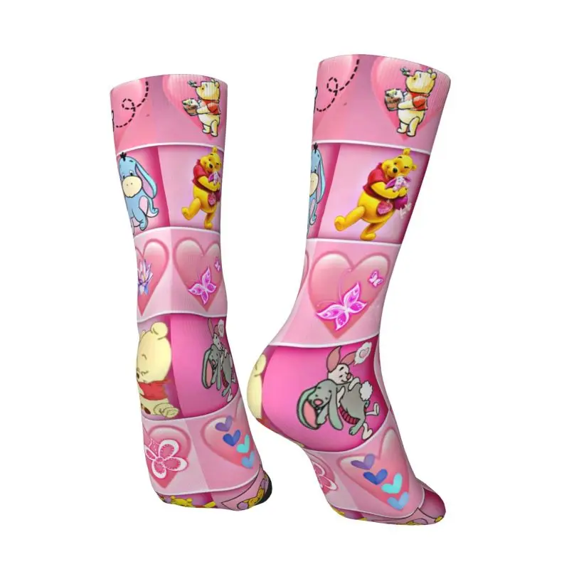 Winnie The Pooh calzini da uomo Unisex Kawaii Bear primavera estate autunno inverno calzini eleganti