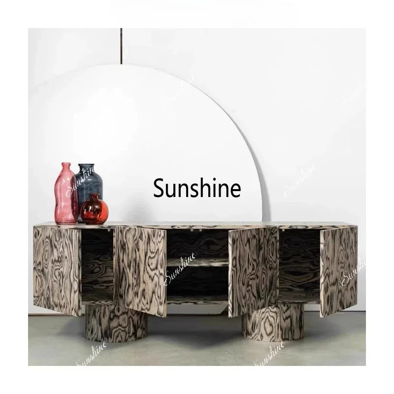 

Tree tumor pattern porch cabinet French retro floor-to-wall locker