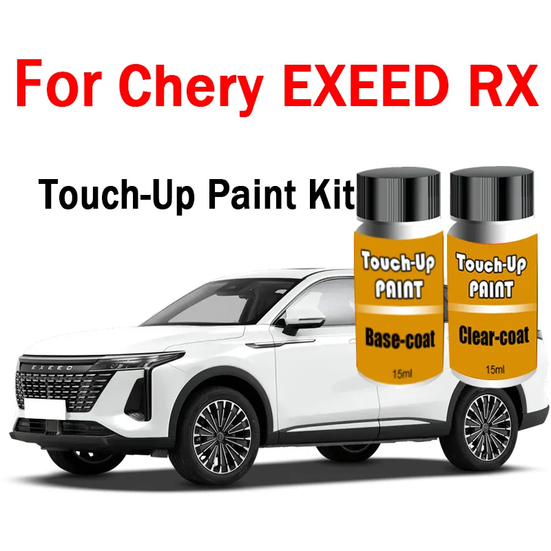 For Chery EXEED RX 2026 Car Paint Repair Kit Scratch Remover Paint 2PCS Car Touch-Up Set Car Accessories Black White Grey Blue