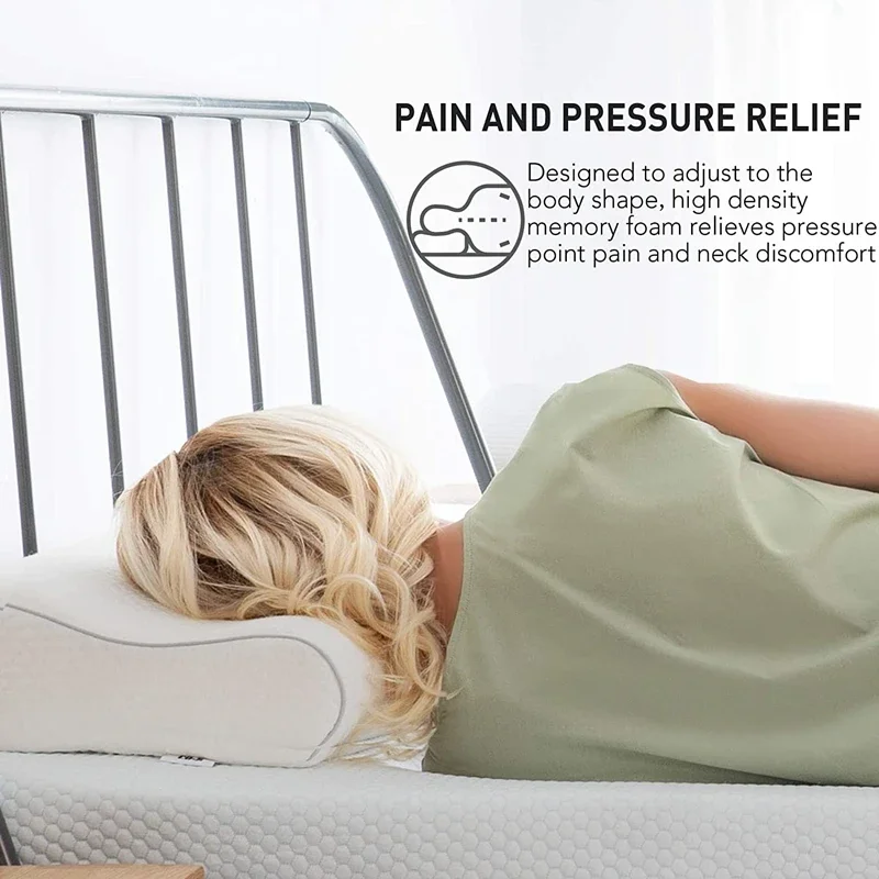 Thailand Natural Latex Cervical Pillow Protect Memory Foam  Particles For Sleeping Orthopedic Pillow Slow Rebound