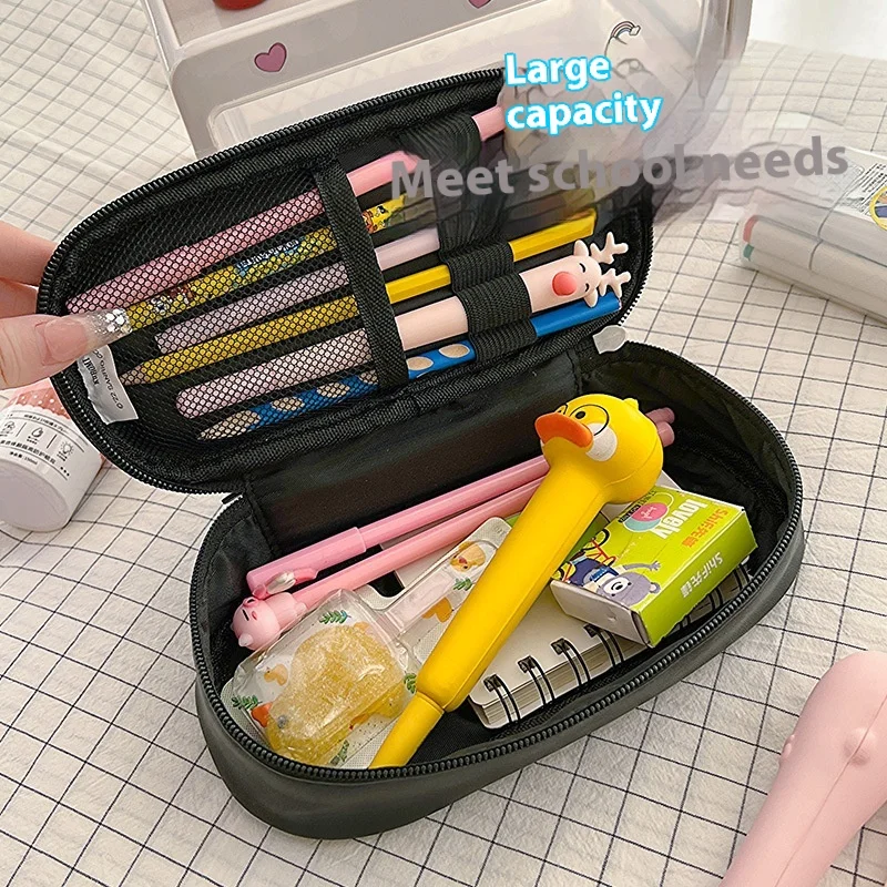 Borse per il trucco da donna Sanrio Kuromi Melody Kawaii Pu Articoli da toeletta Organizzatore cosmetico Borsa con cerniera Borsa da viaggio Borsa