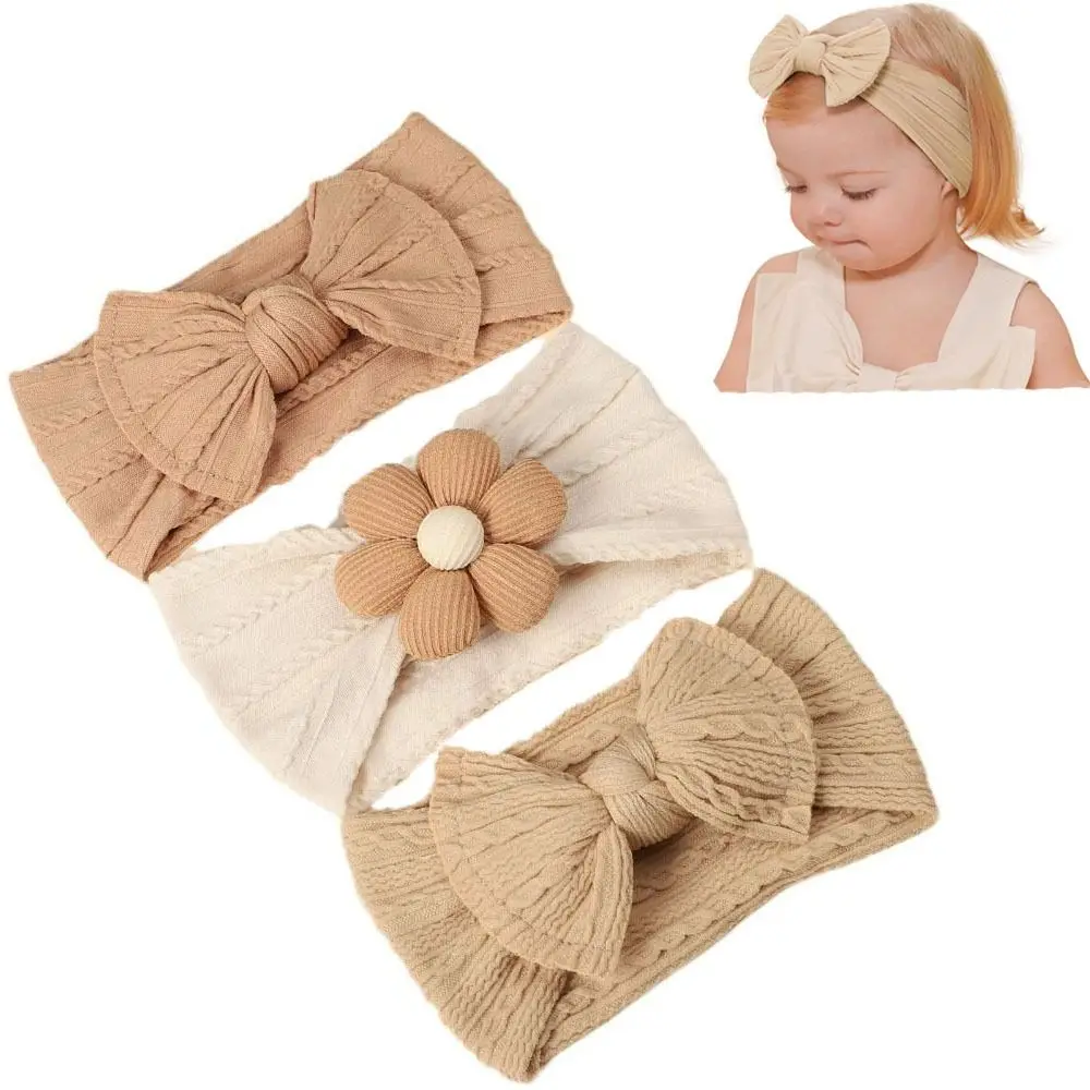 

Cute Bow Baby Headband Korean Style Turban Infant Hairband Headdress Hair Accessories Elastic Hair Hoop Photography Props