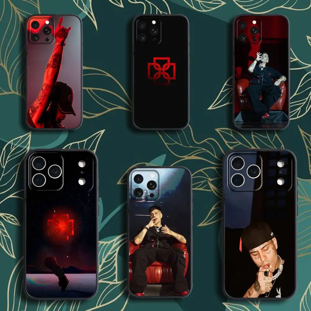 حافظة هاتف مغني الراب A-AMERI DUKI لهواتف iPhone 17,16,15,14,13,12,Pro,Max,Plus,E,SE4,Air,Mini Black Soft Box