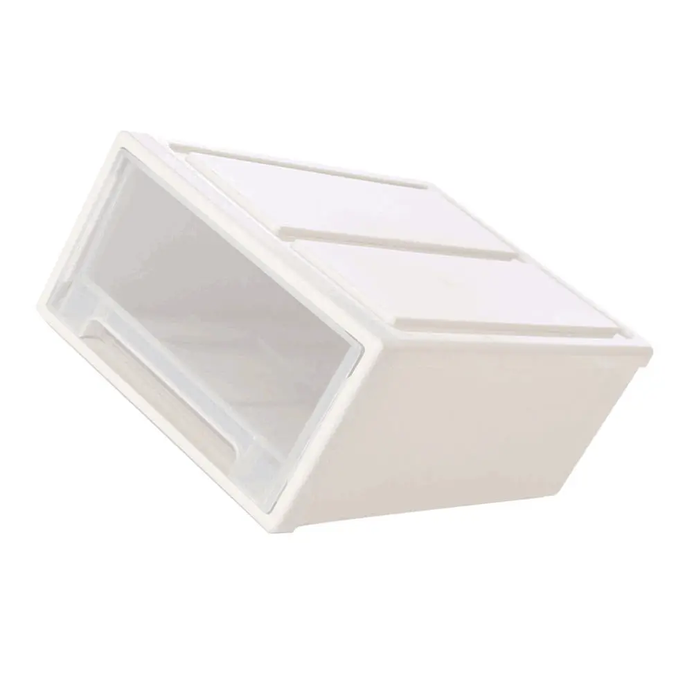 

1pc Plastic Drawer Storage Box Large Capacity For Clothes Books Home Organizer Wear-Resistant Sealing Container