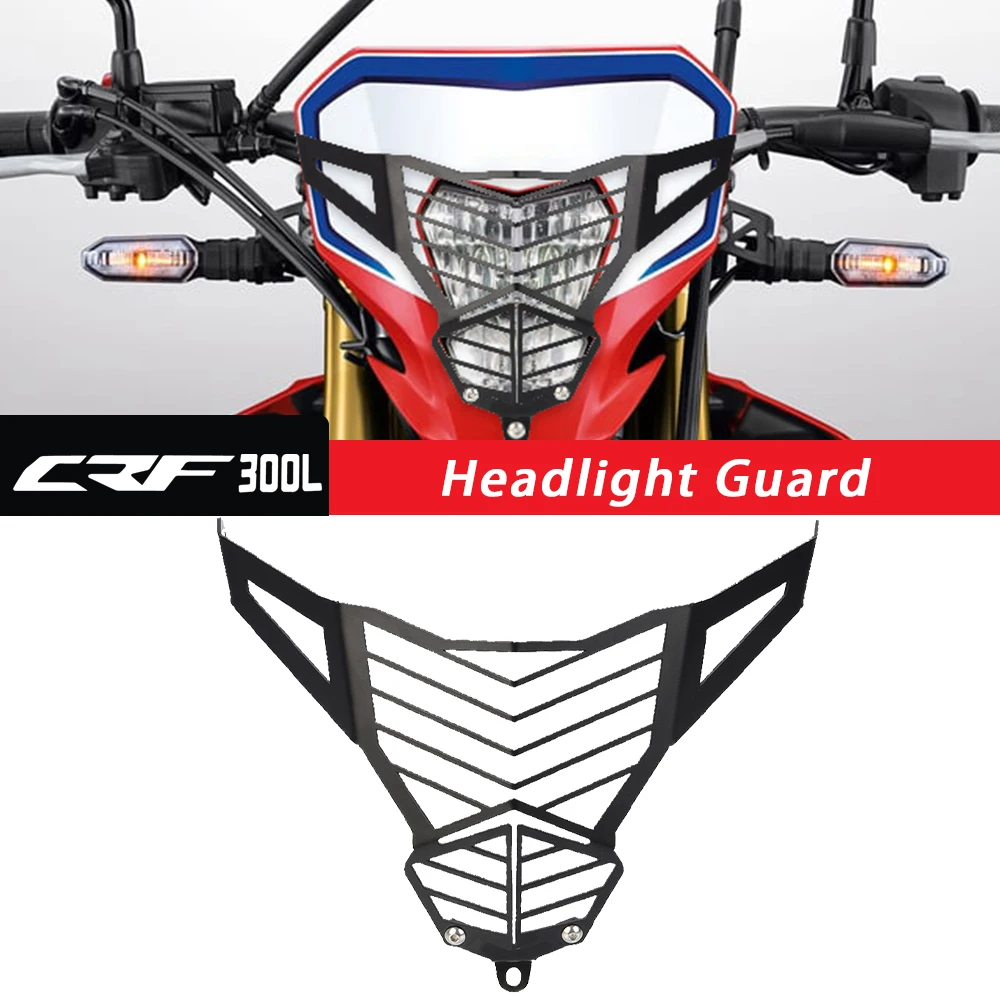 

FOR HONDA CRF250L CRF300L CRF 250 300L 2021 2022 2023 2024 2025 Motorcycle Headlight Protector Grille Guard Cover crf300l crf250