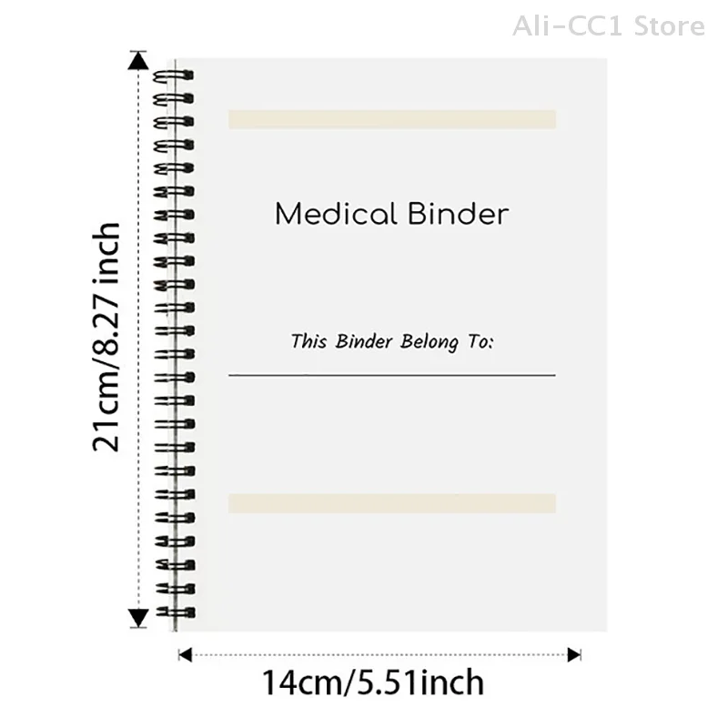 Medical Binder Bundle, 70+ Pages Adult Health Medical Planner, Medical Notebooks, Health Diaries And Logs For Tracking Health