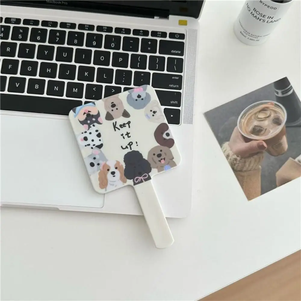 Cartoon Vanity Mirror Durable Multifunction Cute Makeup Mirror Pattern Printing Waterproof Compact Mirror Travel