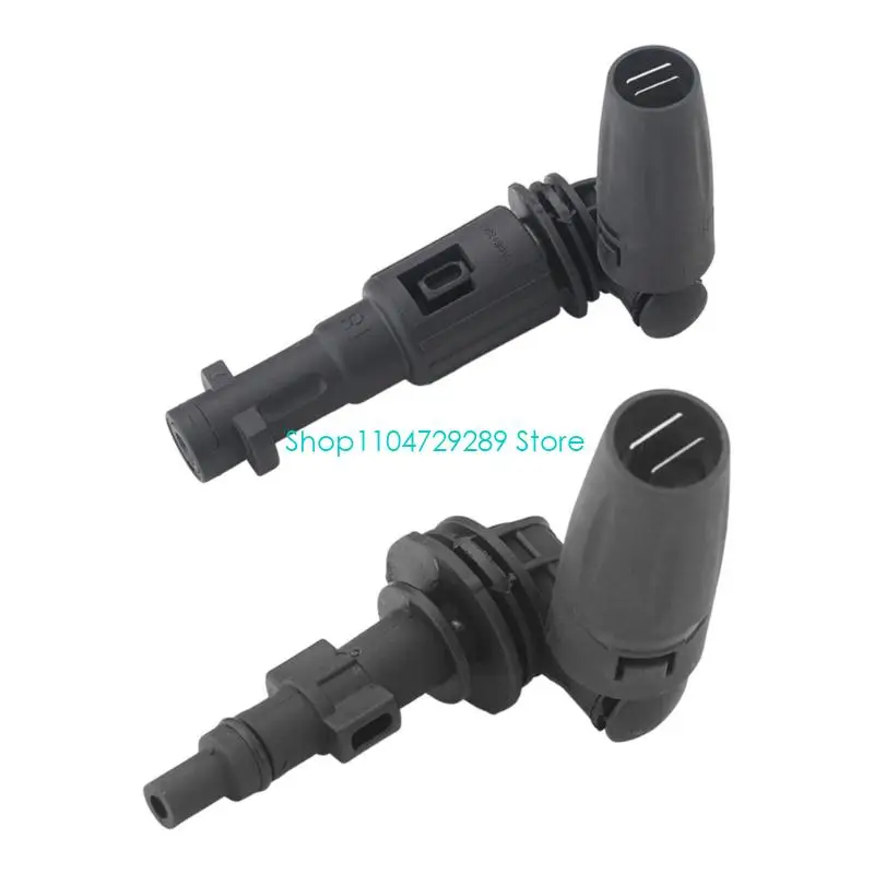 D8KE Multiple Adjustable Water Sprays Nozzle 360 Rotation Strong Plastic Ergonomic Handle Quick Fixing for Car Washing