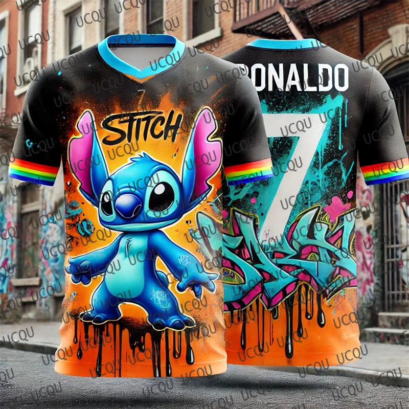 2025 طبعة خاصة الكتابة على الجدران كرة القدم جيرسي رونالدو 7 كرة القدم جيرسي التدريب موحدة تنفس كبيرة الحجم للجنسين التدريب التي شيرت #4