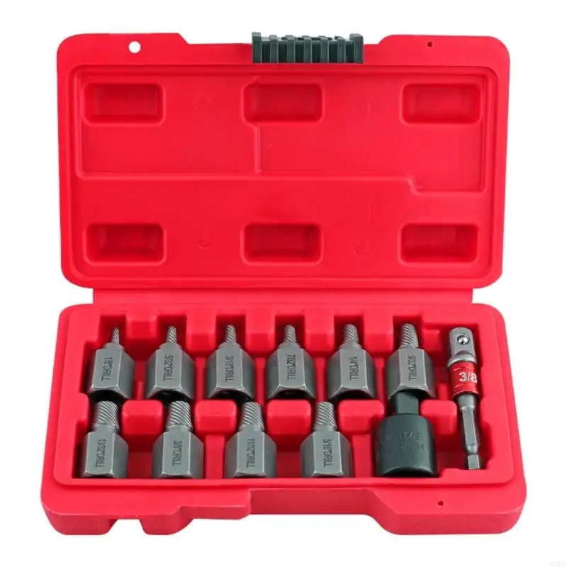 

MOLC VINT Extractor Set 3/8 дюймовой шестиугольной головки Multi Spline Easy Out комплект для удаления сломанных ржавых болтов