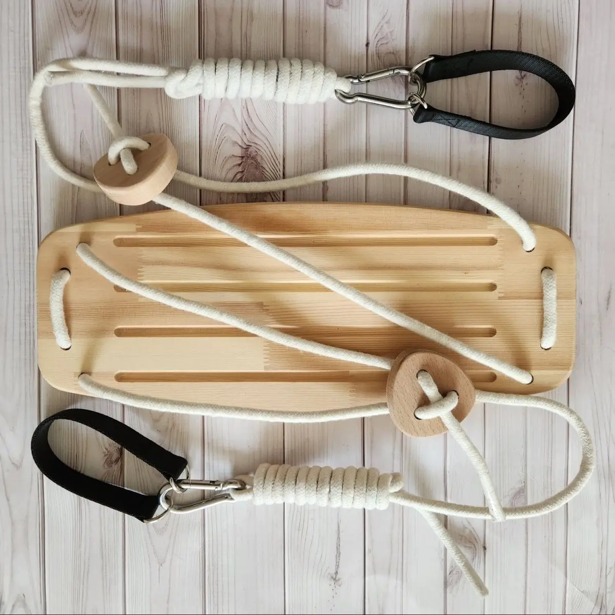 Solid Wood, Swing Board, Environmentally Friendly, Indoor Household Use, Convenient, Easy To Carry，Patio Swing，Outdoor Furniture