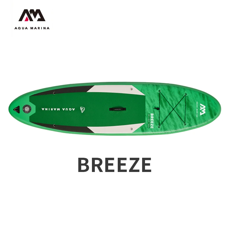 AQUA MARINA BREEZE Inflatable Surfboard Surf Board for SUP Surfing  Outdoor Water Sport EVA Stable Non-slip Foldable Portable