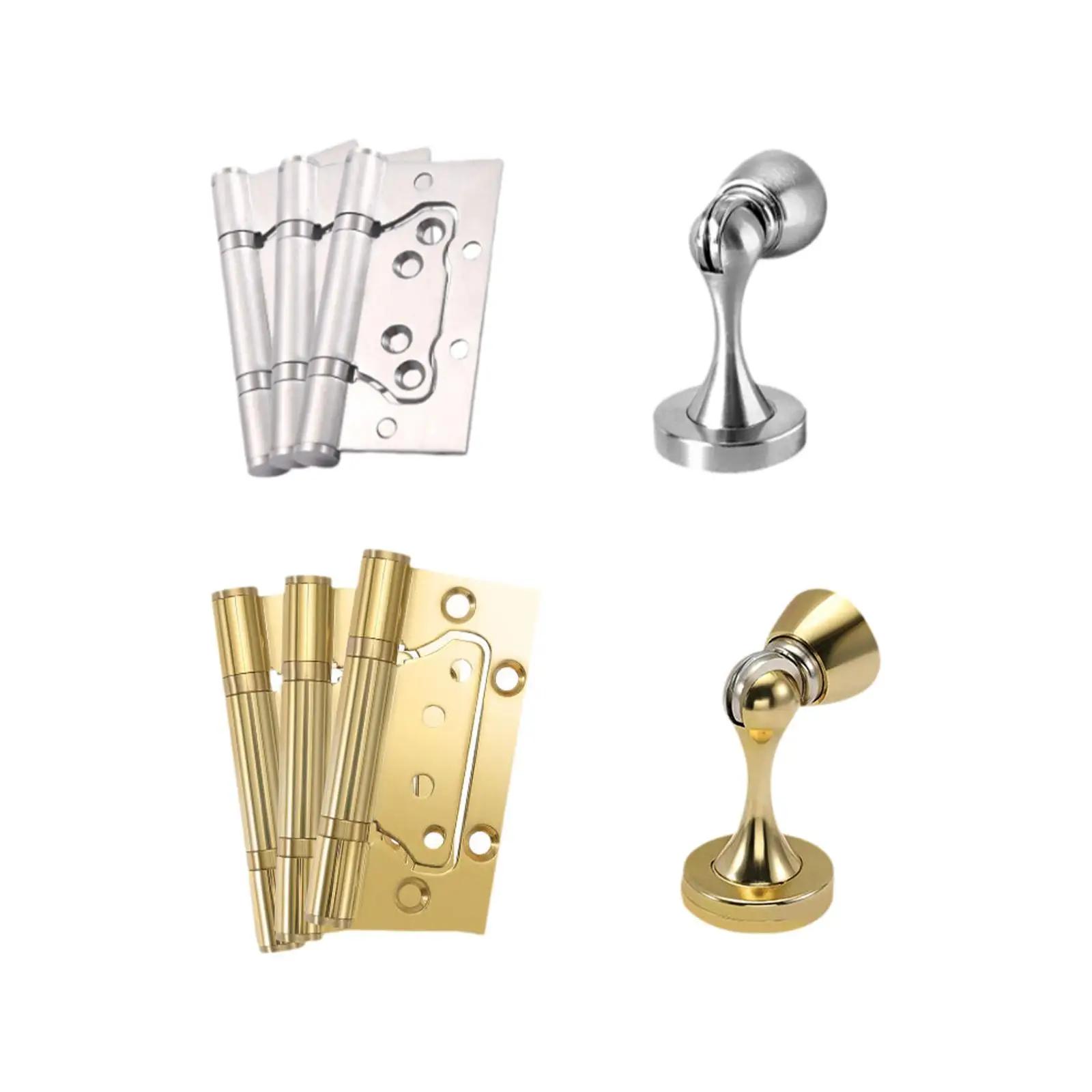 Door Hinge and Stopper Hardware Front Door Interior Door Home Left and Right