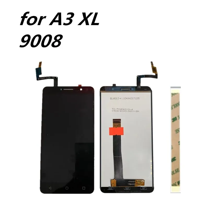 For Alcatel A3 XL 9008U 9008J 9008N lcd Display Touch Screen Digitizer Assembly Replacement For 9008X 9008D 9008A Cell Phone