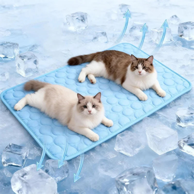 Extra Large Dog Cooling Mat, Summer Durable Ice Pad Blanket for Small Large Dogs Cats, Pet Cool Bed Sofa Accessory