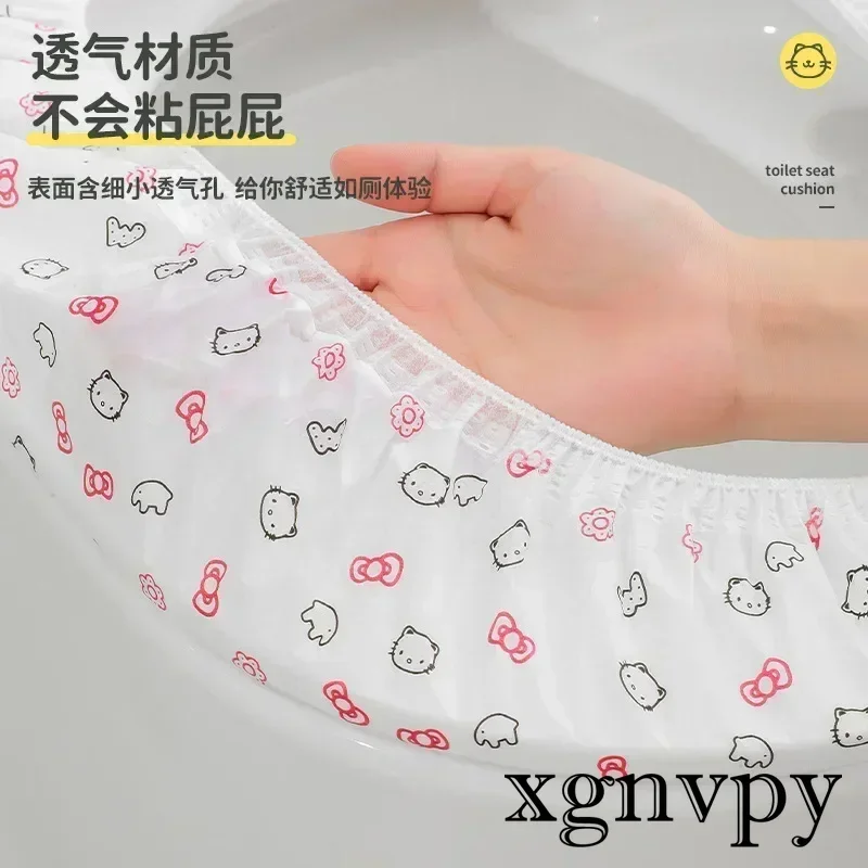 xgnvpy Disposable Nonwoven Thickened Double Layer Toilet Seat Cover Portable Travel Individually Packaged Sanitary Protection