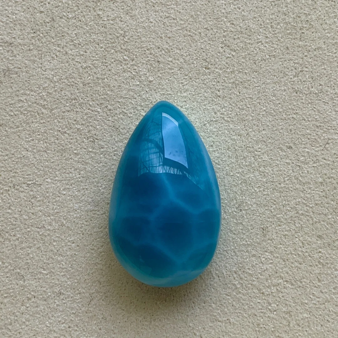 

Natural Blue Larimar Pendant Women Men Larimar Big Size 24.8/15/10.1mm Necklace Fashion Jewelry Gemstone AAAAAA