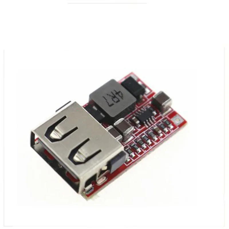 Efficiency 97.5% DC-DC voltage reduction module 6-24V12V24V to 5V3A onboard US B Mobile phone charger