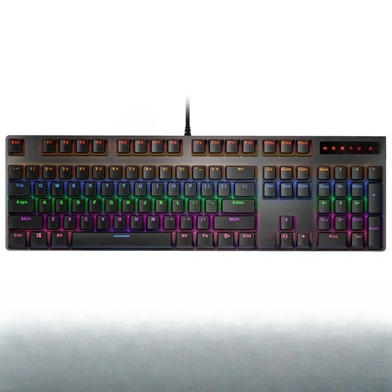 

Mechanical keyboard, black green tea red axis, gaming e-sports, desktop notebook, computer office