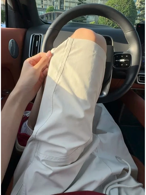 

Ice Silk Sports orts for Men Summer Thin Outdoor Mountain Series Qui Dry Casual Five-Quarter Length Pants Splice Design