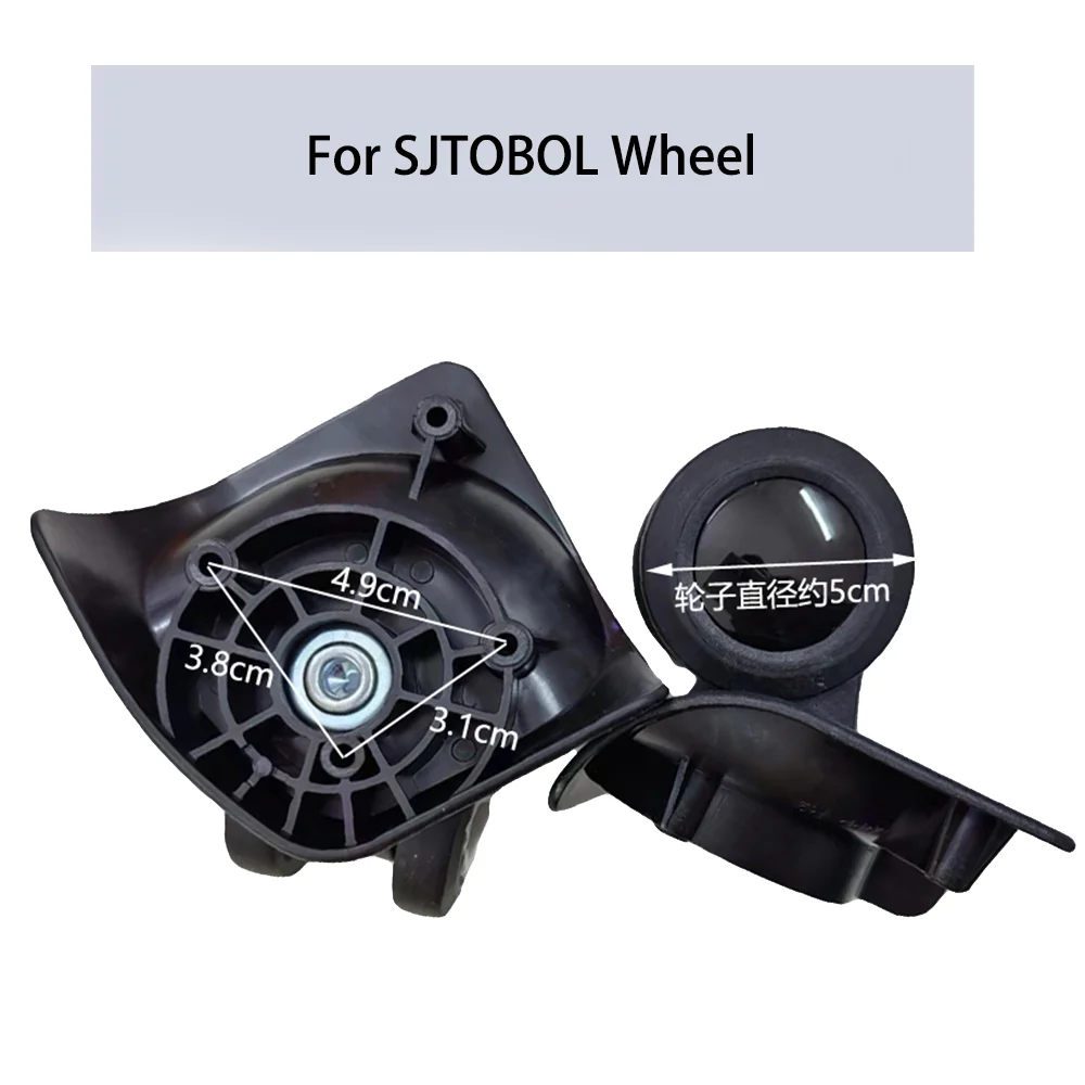 Universal WHEEL for SJTOBOL wheel replacement luggage pulley wear resistant WHEEL HOUSING wheels roller