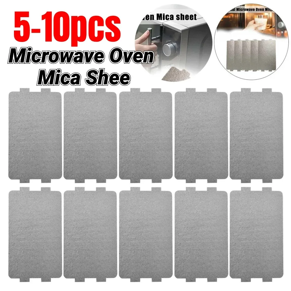 5/10pcs Microwave Oven Mica Sheet Mica Plate Wave Guide Cover Plate Universal Environmental Insulation Microwave Oven Heater