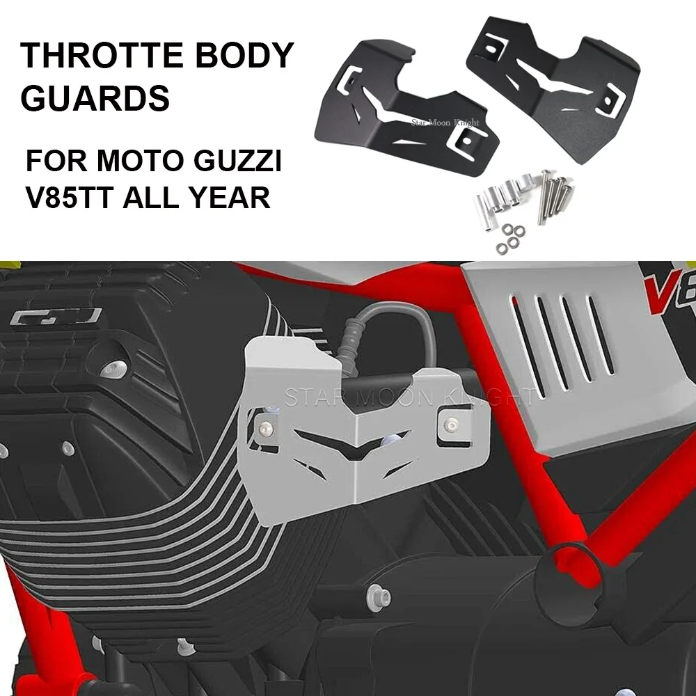 Motorcycle Accessories Throttle Body Guards Protector Protection Cover For MOTO GUZZI V85 TT V85TT  All  Year