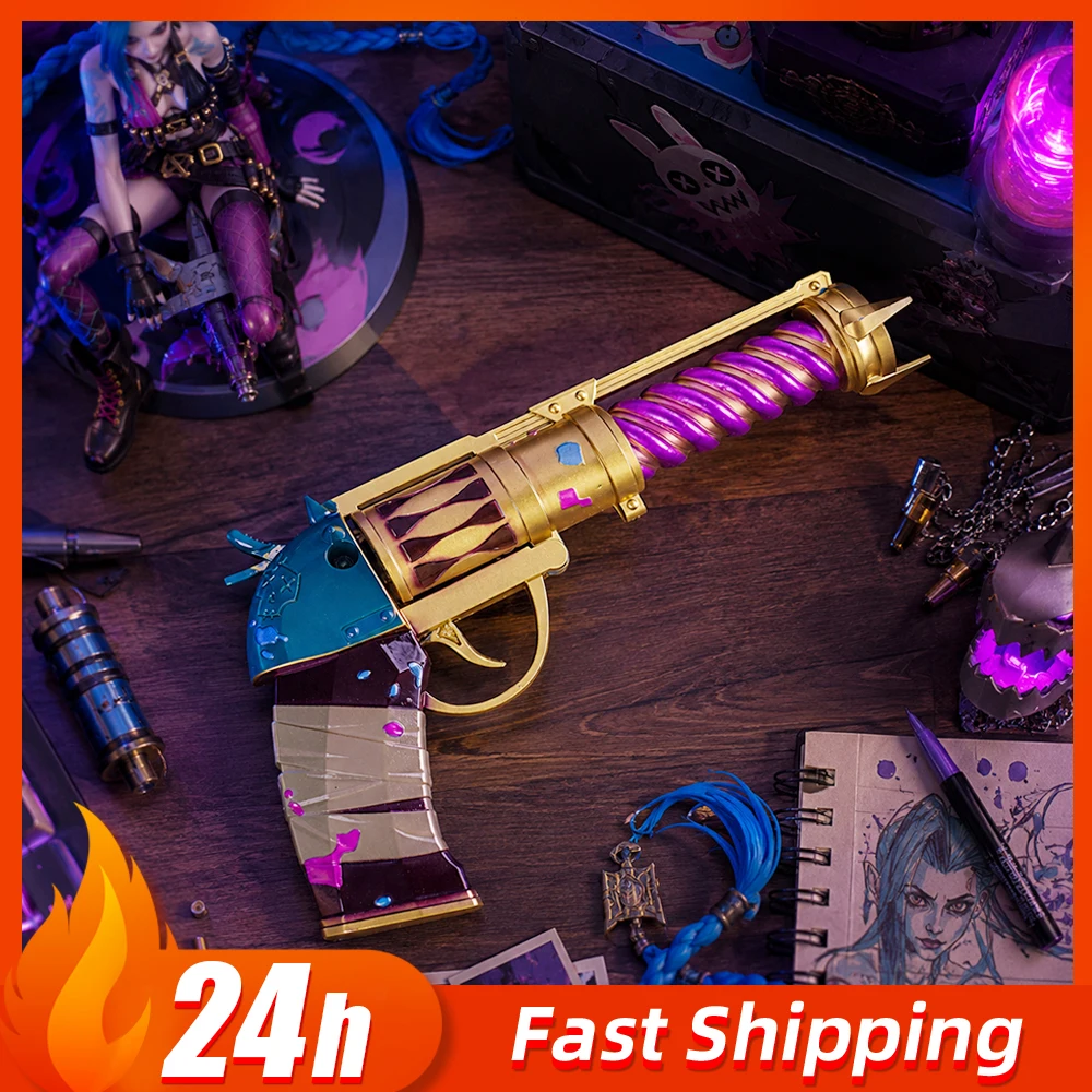 Cosplay Prop Pistol - Replika Broni Jinx 22cm, Model Broni