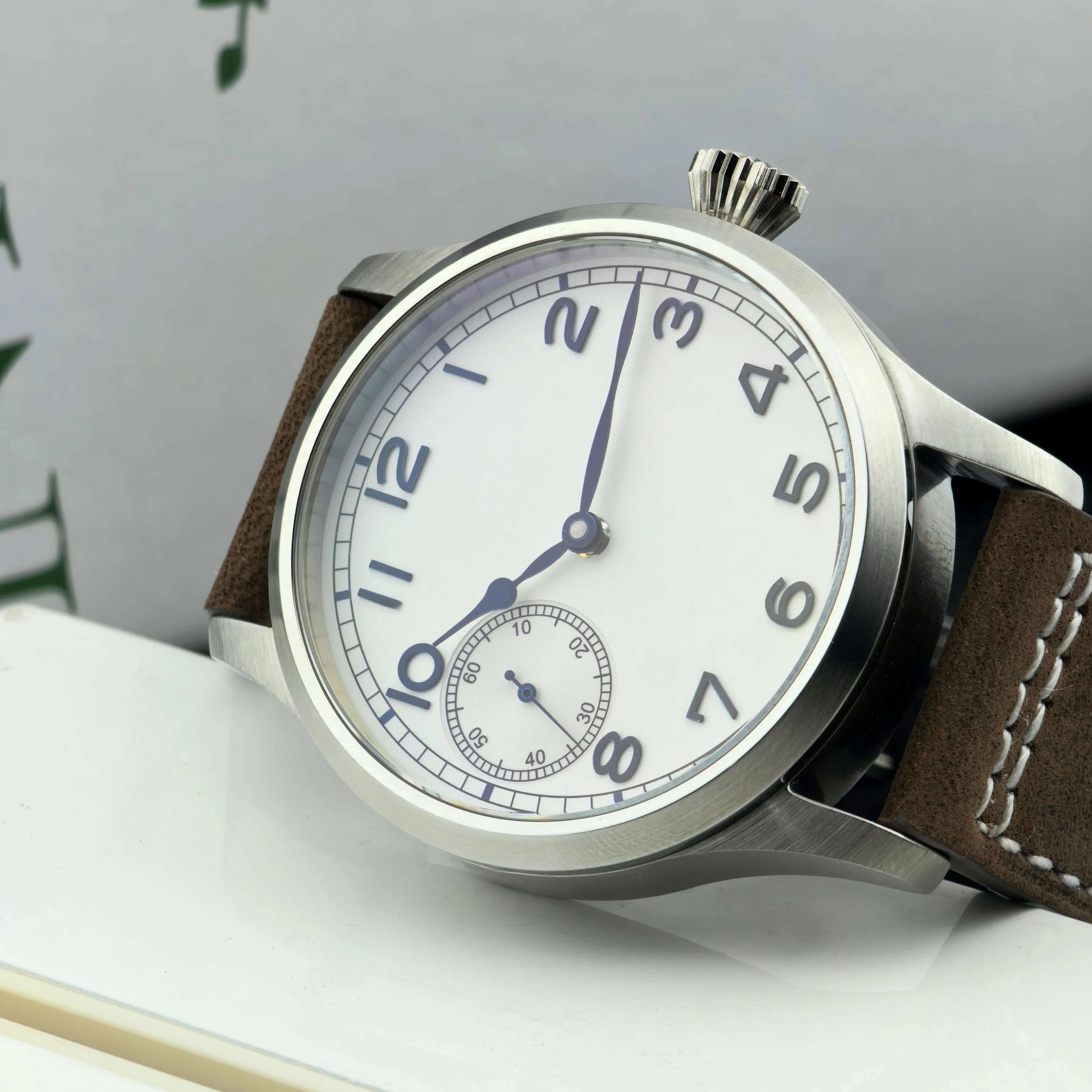 Corgeut Custom DIY Herren 42mm Luxus-Modeuhr Saphirglas St3600 Uhrwerk 316L Stahlgehäuse 50m Wasserdicht reloj homb – Detail 2
