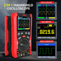 TOOLTOP ET853C 70Mhz 2CH Portable Digital Oscilloscope 20000 Counts Digital Multimeter Signal Generator 3in1 Car Repair Tools