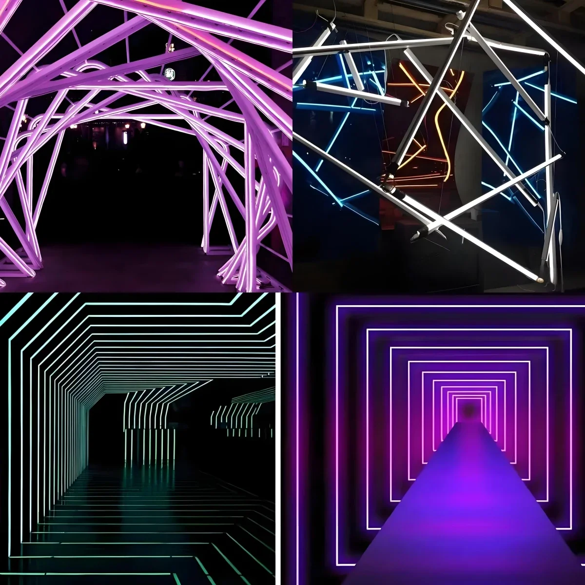 Illuminazione a barra pixel con striscia rigida LED impermeabile DC24V DMX512 RGBW