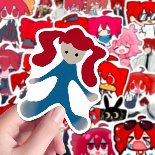 Imagen 2 del producto Kasane Teto pegatinas de dibujos animados Hatsune Miku papelería creativa para niños colección de mensajes para estudiantes regalo impermeable funda de teléfono Diy