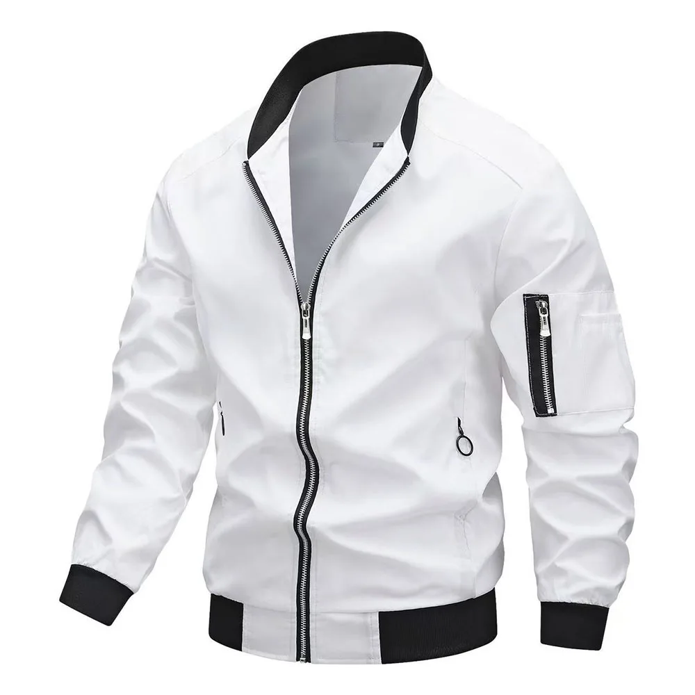 New hooded men's leisure travel long sleeved zipper jacket for spring and summer of 2026